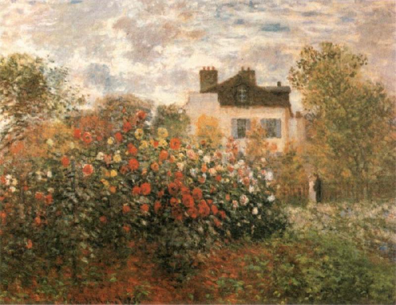 Claude Monet The Artist-s Garden Argenteuil Germany oil painting art